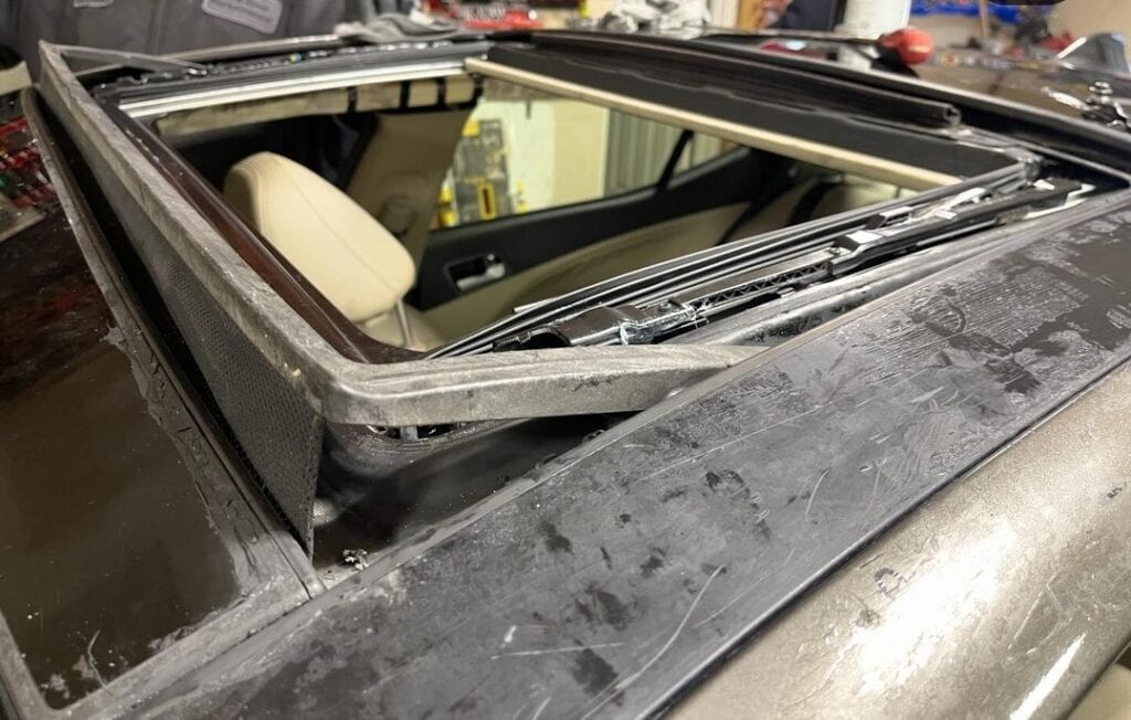 custom sunroof installation