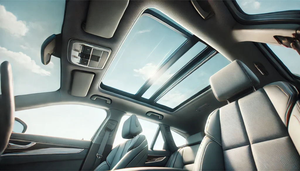 Aftermarket panoramic sunroof